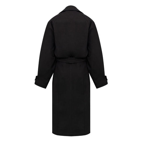 Bottega Veneta Black Cotton Trench Coat
