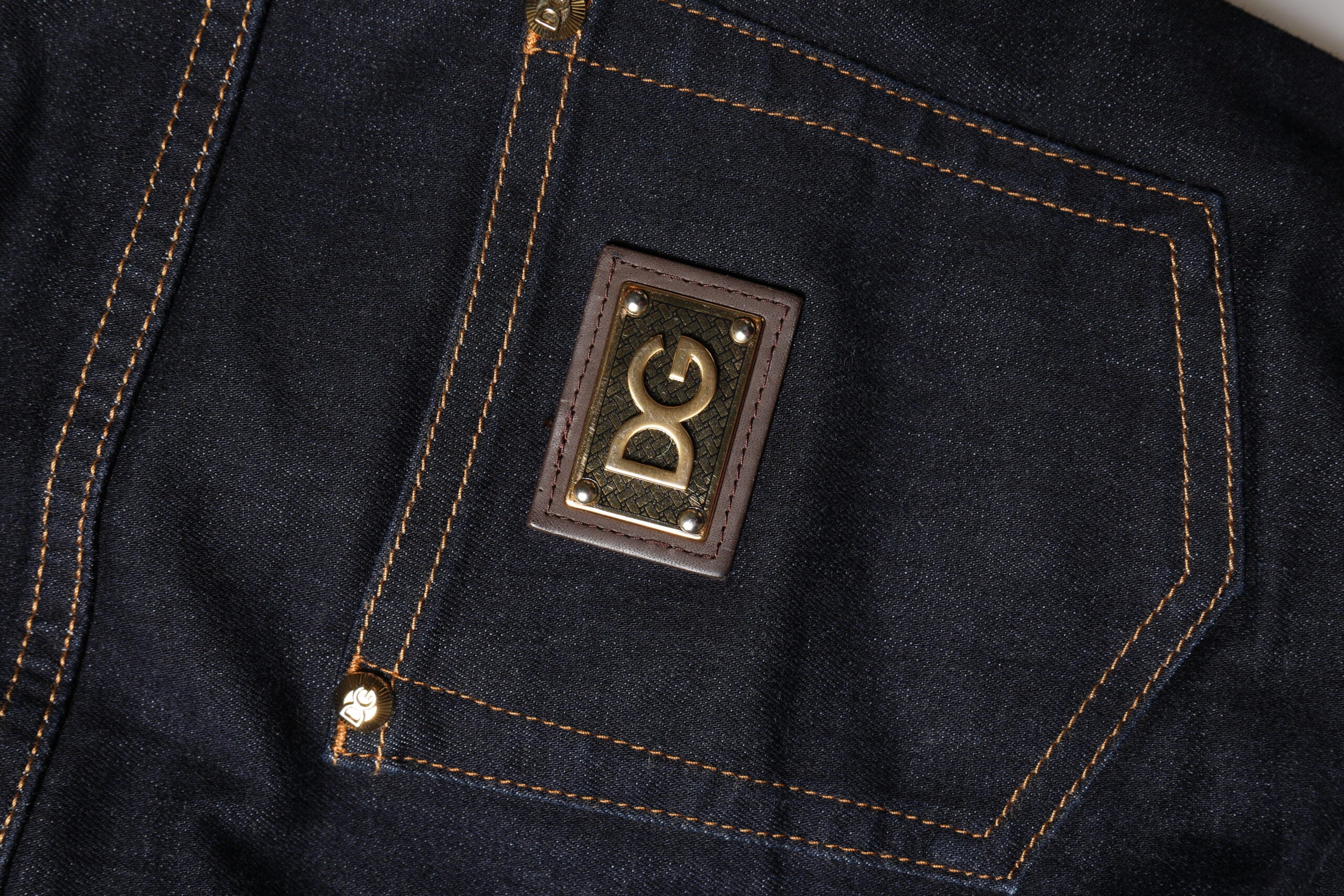 Dolce &amp; Gabbana Blå Bomuld Smukke Lavtaljede Skinny Denim Jeans 