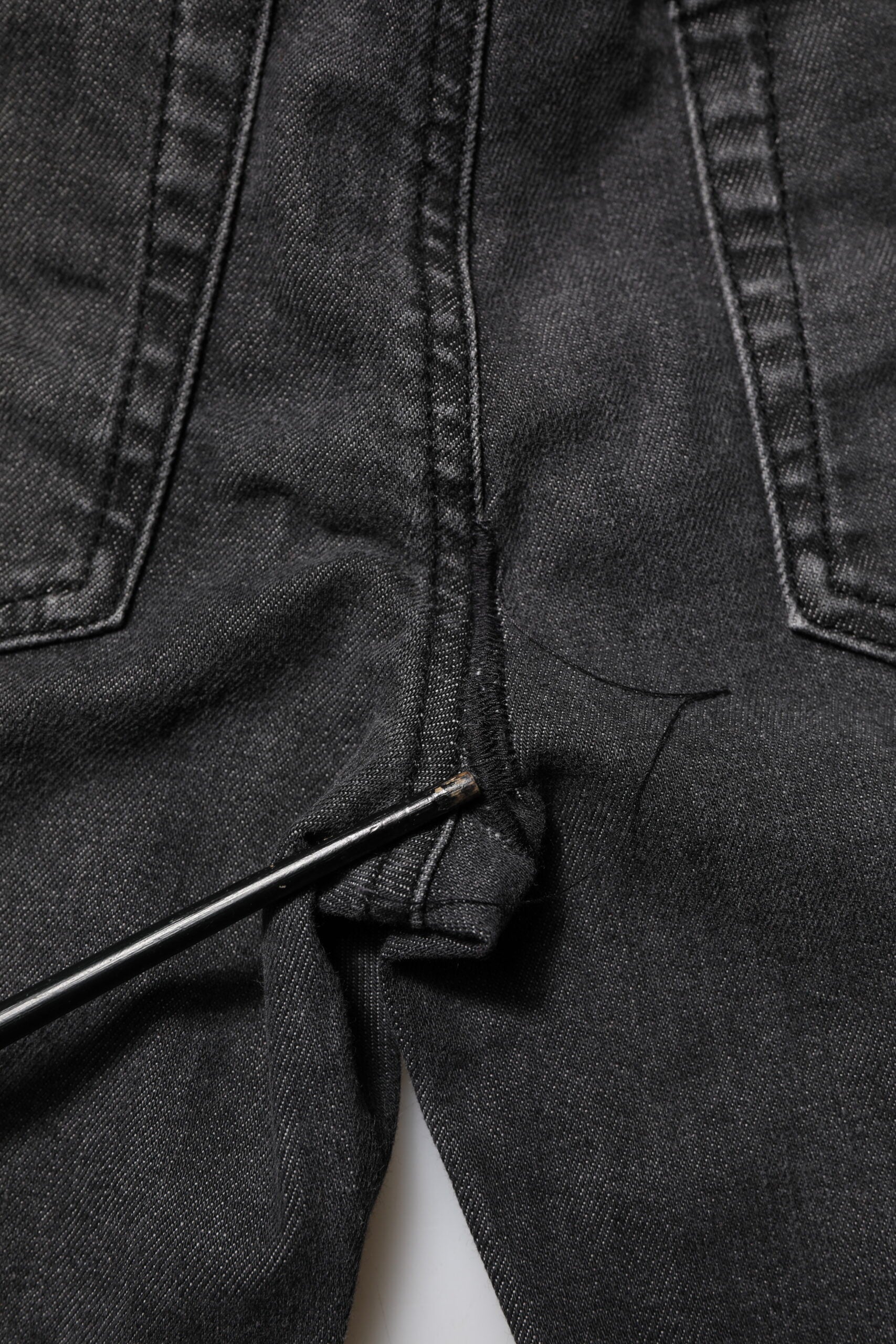 Dolce &amp; Gabbana Sorte Bomuld Lavtaljede Skinny Denim Jeans 