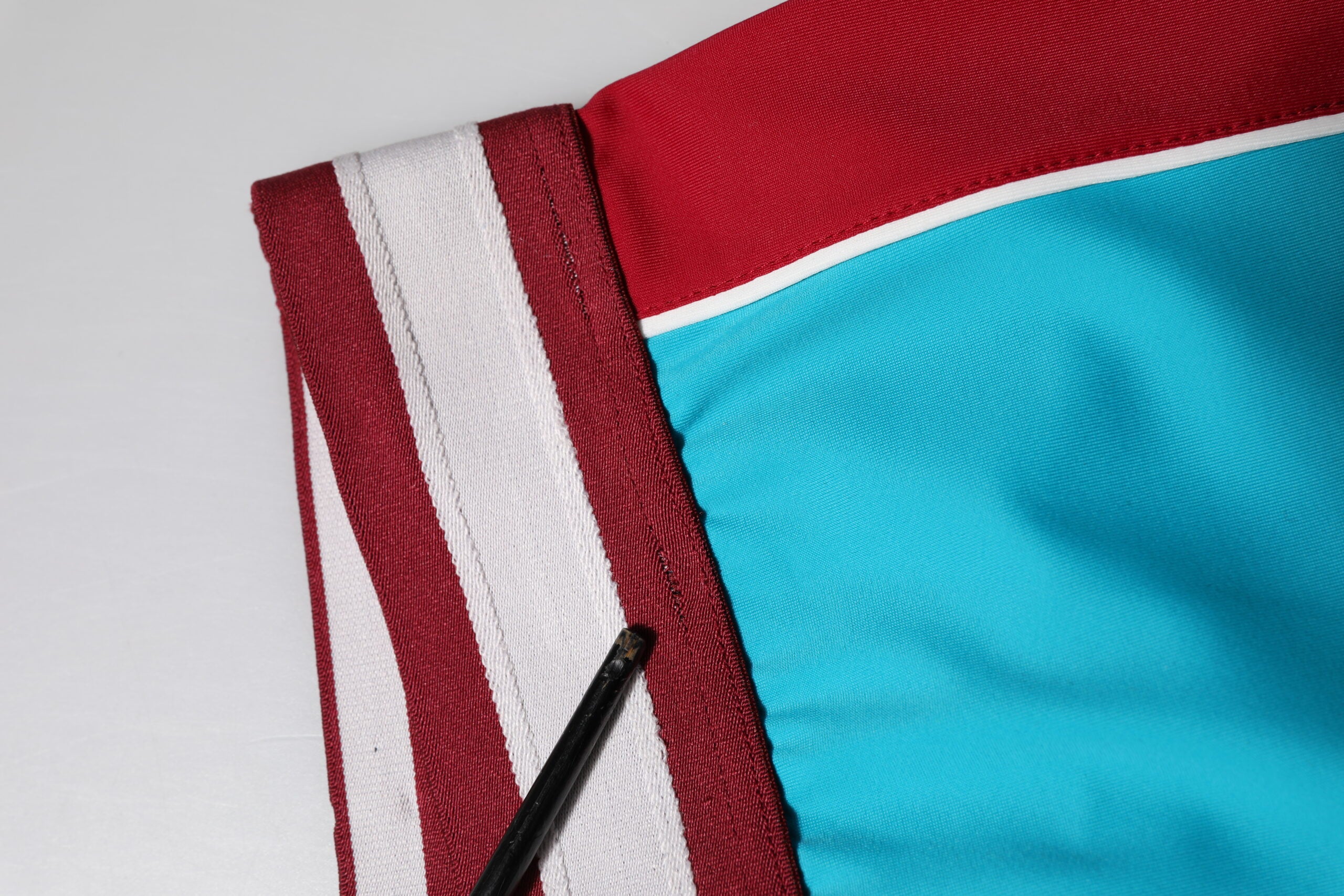 Dolce &amp; Gabbana Blå Nylon Slim Fit Cropped Leggings Byxor 