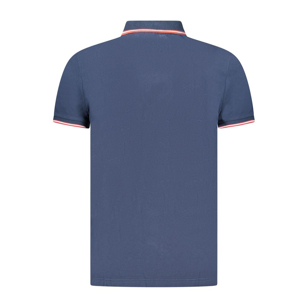U.S. Grand Polo Blue Cotton Men Polo Shirt