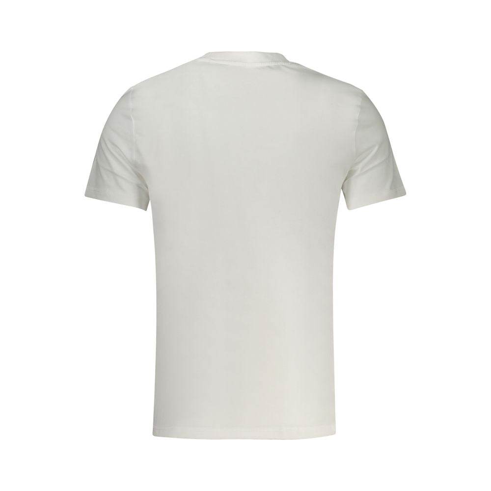 Guess Jeans White Cotton T-Shirt - Hilstor