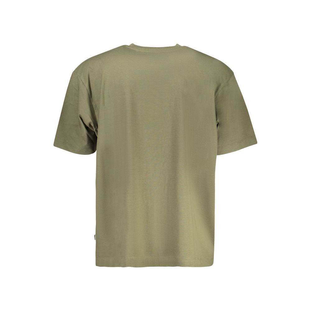 Guess Jeans Green Cotton Men T-Shirt - Hilstor