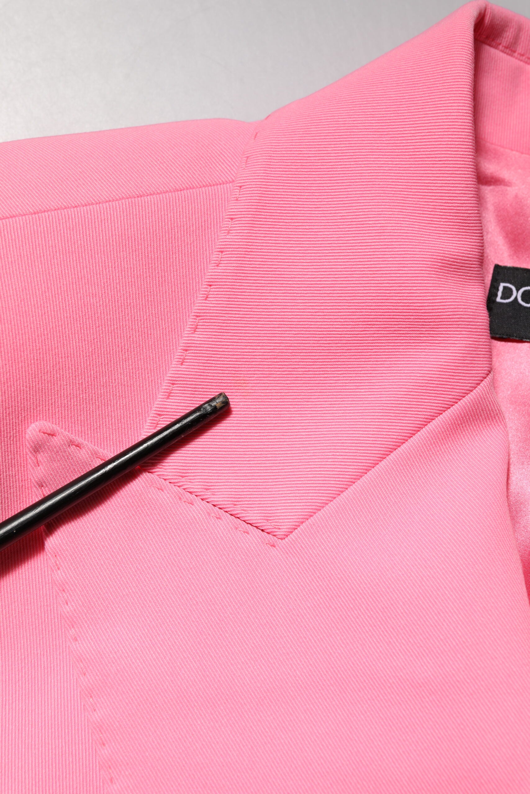 Dolce &amp; Gabbana Pink Dobbeltradet Frakke til Kvinder