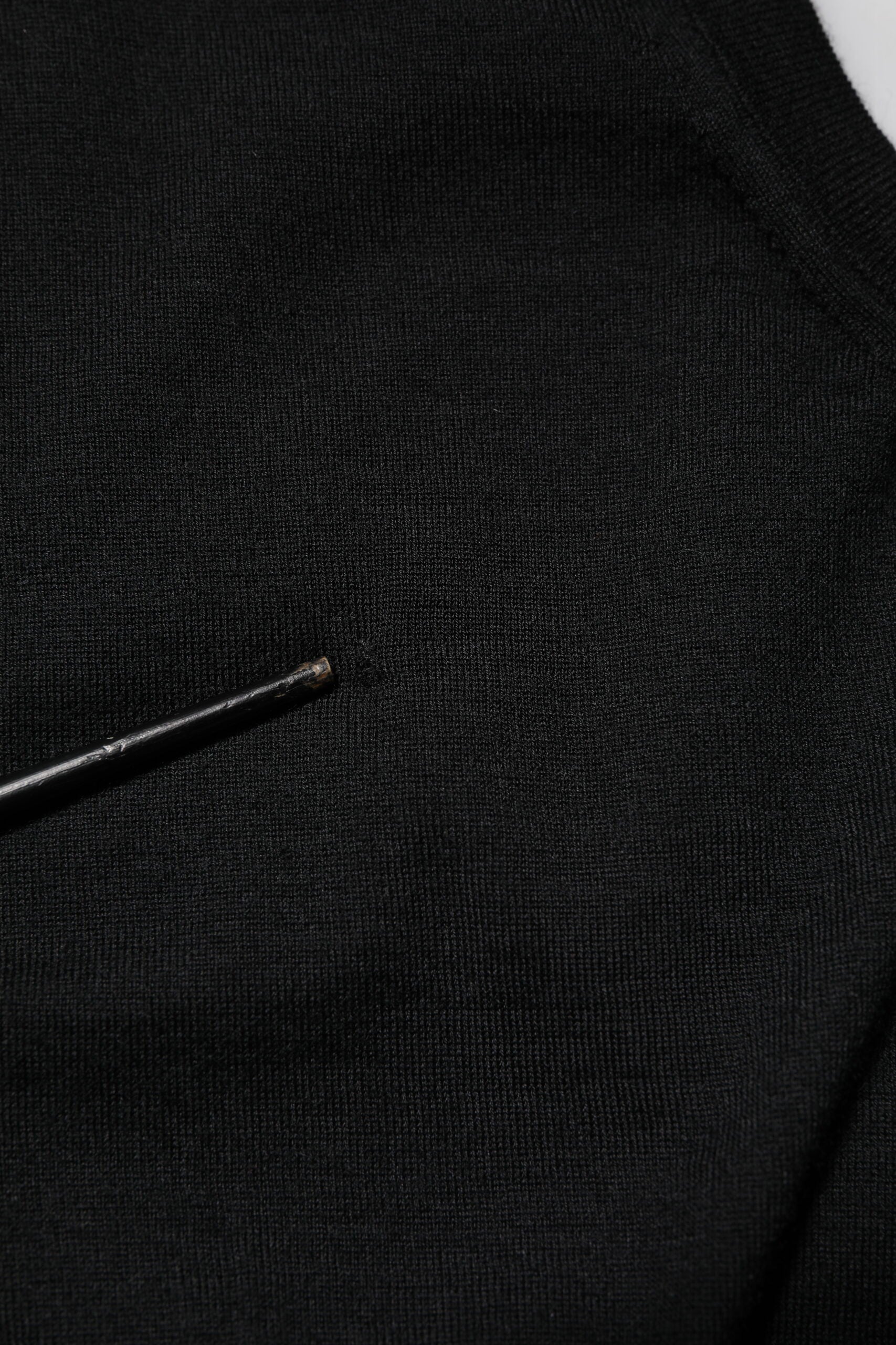 Dolce &amp; Gabbana Svart Cashmere Ärmlös Damlinne T-shirt