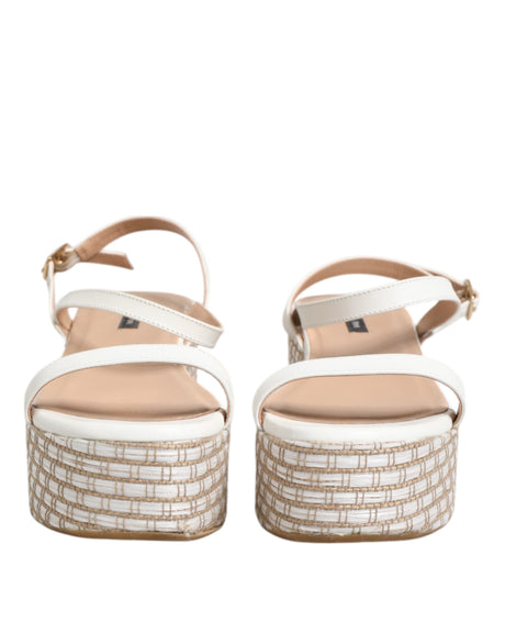 Patrizia Pepe Hvide Espadriller Ankelrem Sandaler Sko