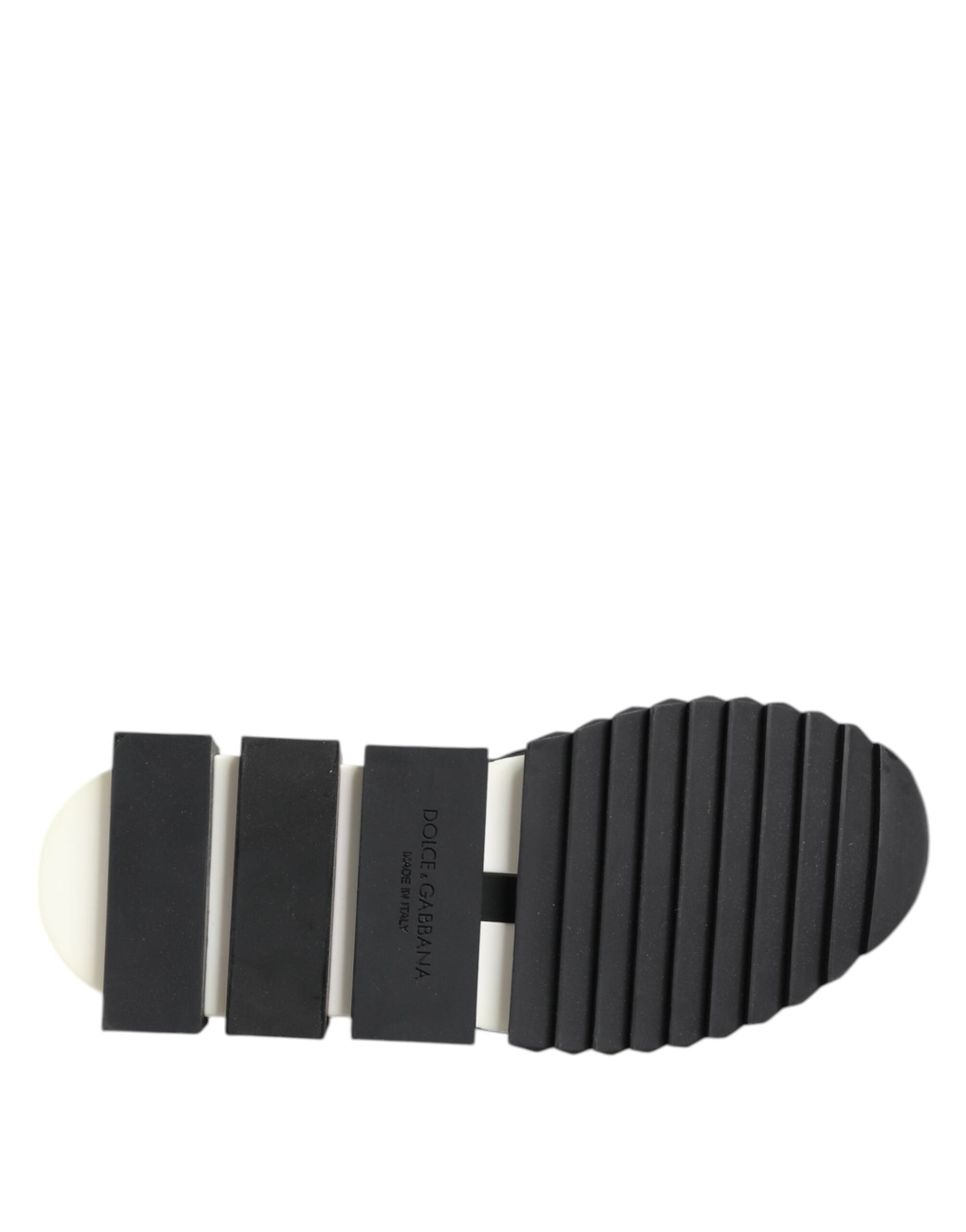 Dolce &amp; Gabbana Sort Hvid Logo Sorrento Sneakers Sko
