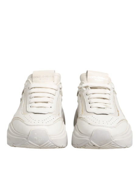 Dolce &amp; Gabbana Hvide DAYMASTER kalvesneakerssko