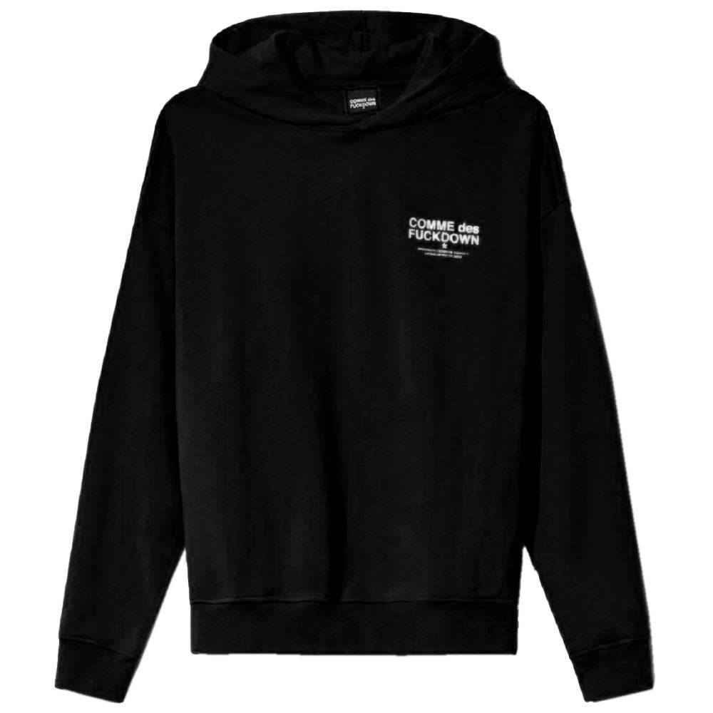 Comme Des Fuckdown Black Cotton Men Hoodie - Hilstor