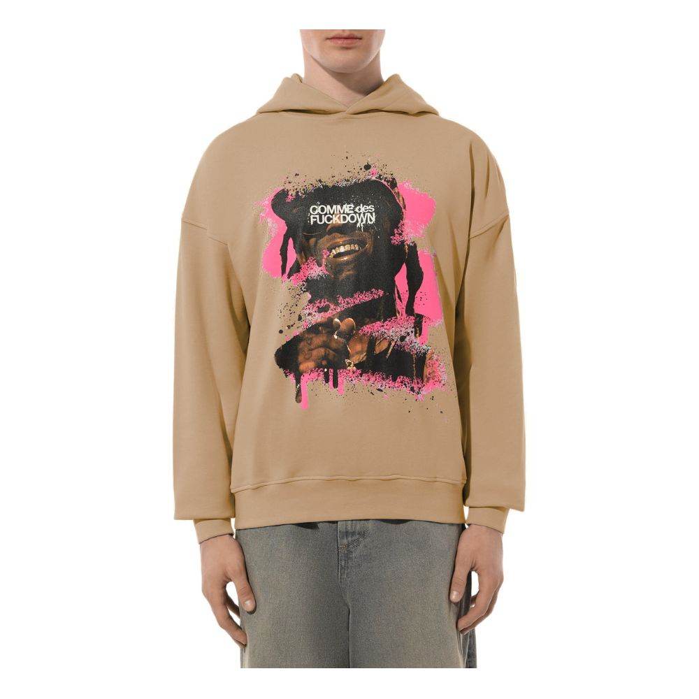 Comme Des Fuckdown Brown Cotton Men's Sweater - Hilstor