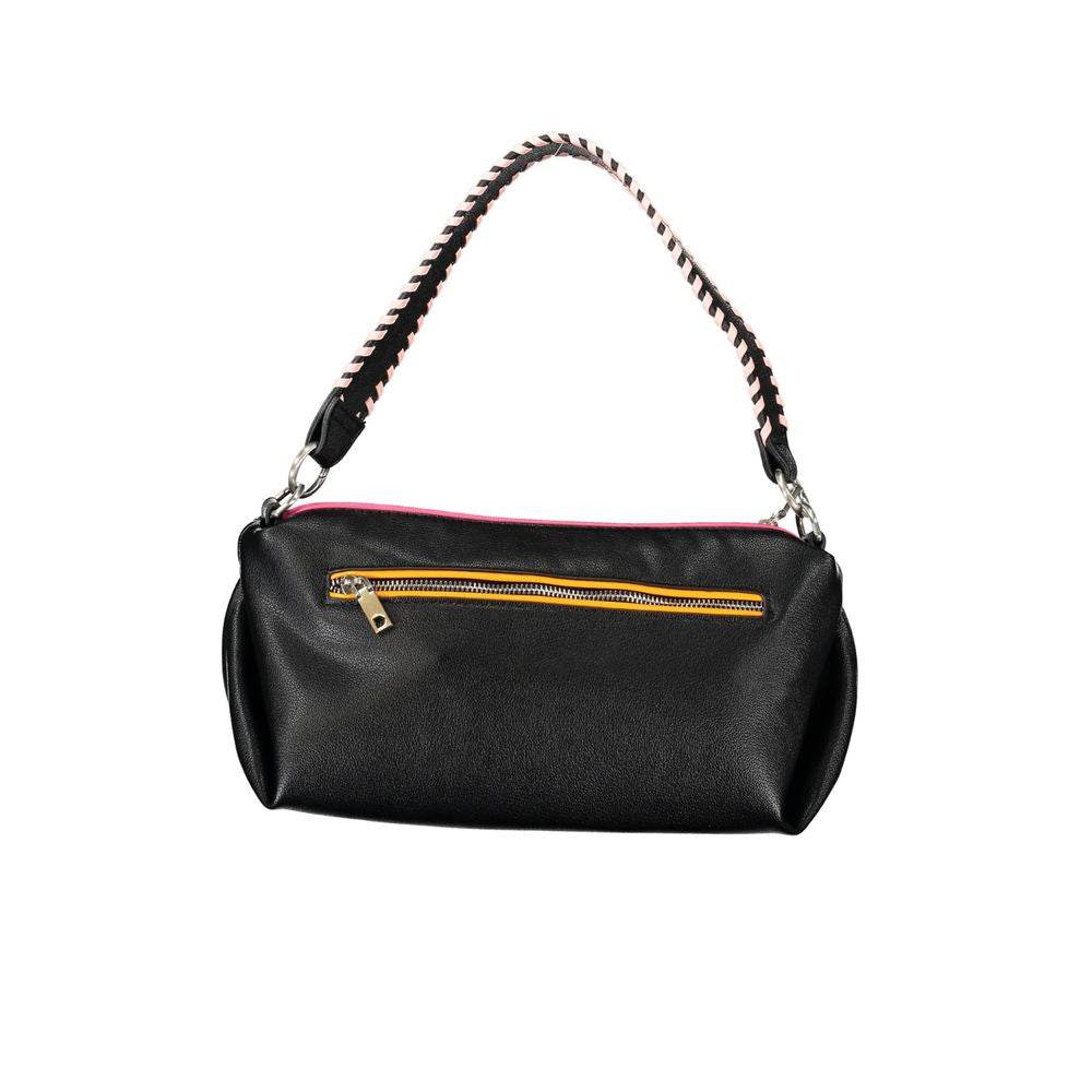 Desigual Black Polyethylene Handbag - Hilstor