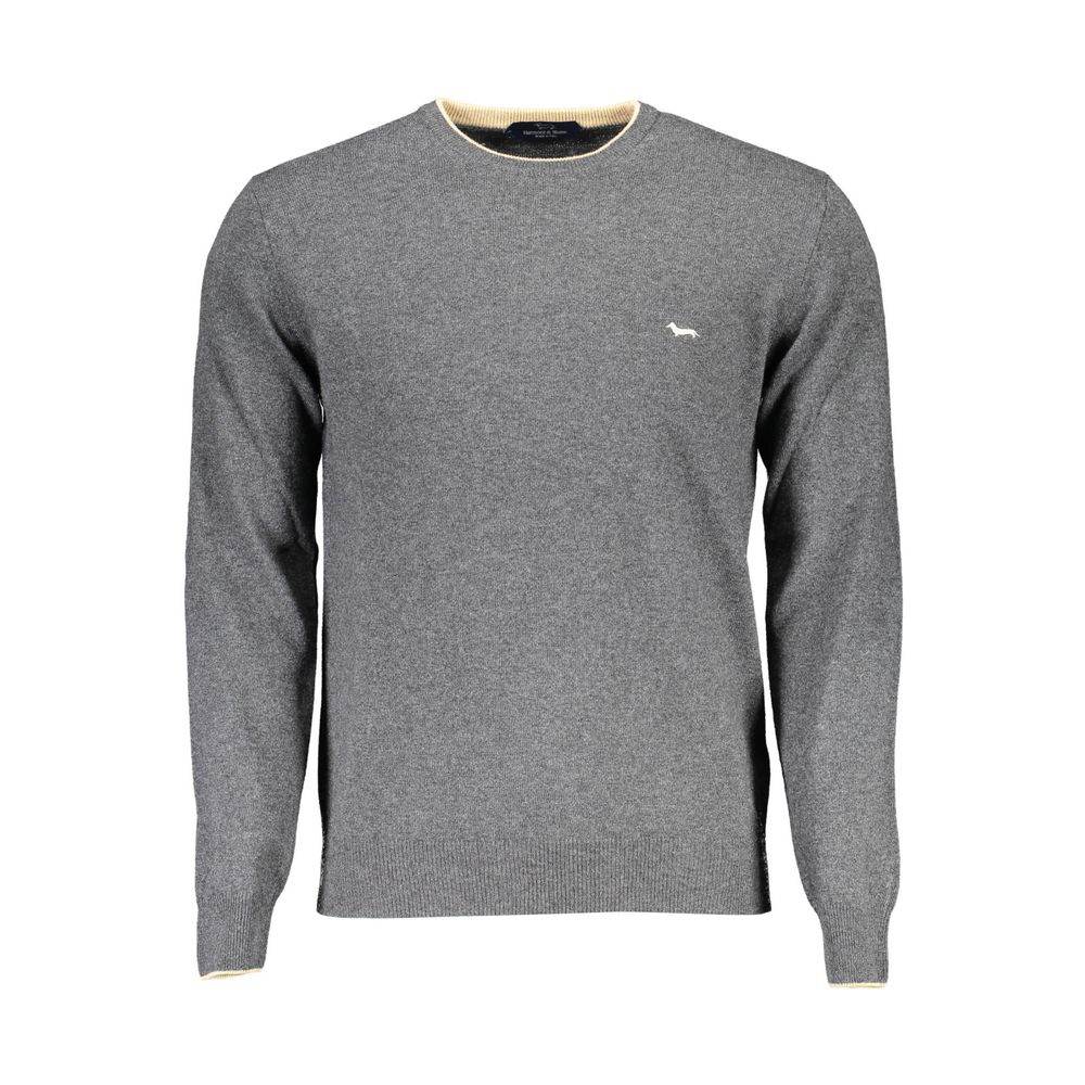 Harmont & Blaine Gray Wool Sweater - Hilstor