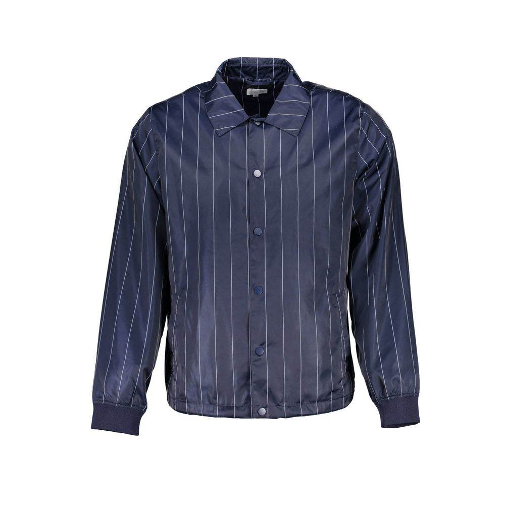 Gant Blue Polyester Men Jacket - Hilstor