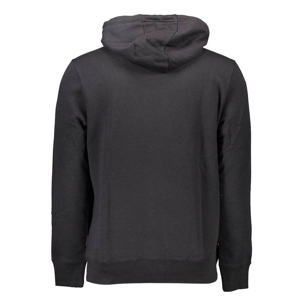 Napapijri Black Cotton Men Sweater - Hilstor