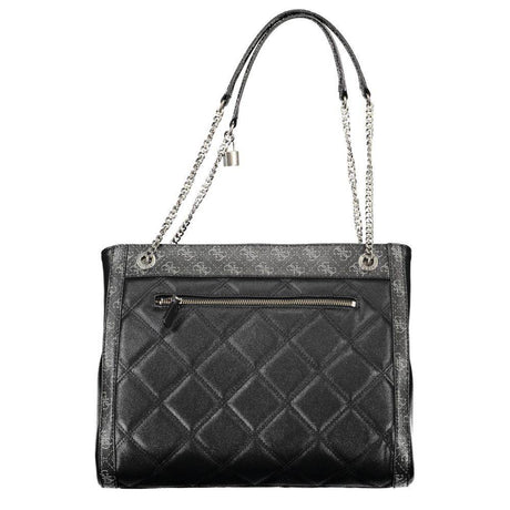 Guess Jeans Black Polyethylene Handbag - Hilstor