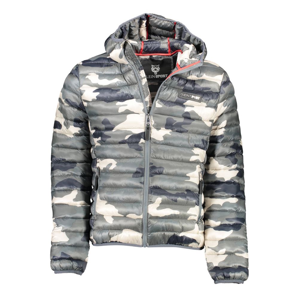 Plein Sport Green Polyester Jacket