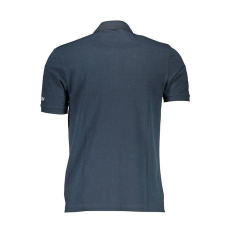 La Martina Blue Cotton Polo Shirt