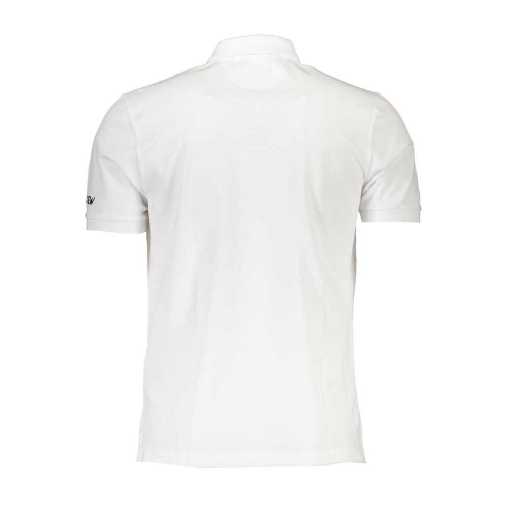 La Martina White Cotton Polo Shirt