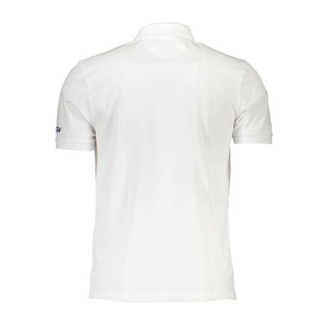 La Martina White Cotton Polo Shirt