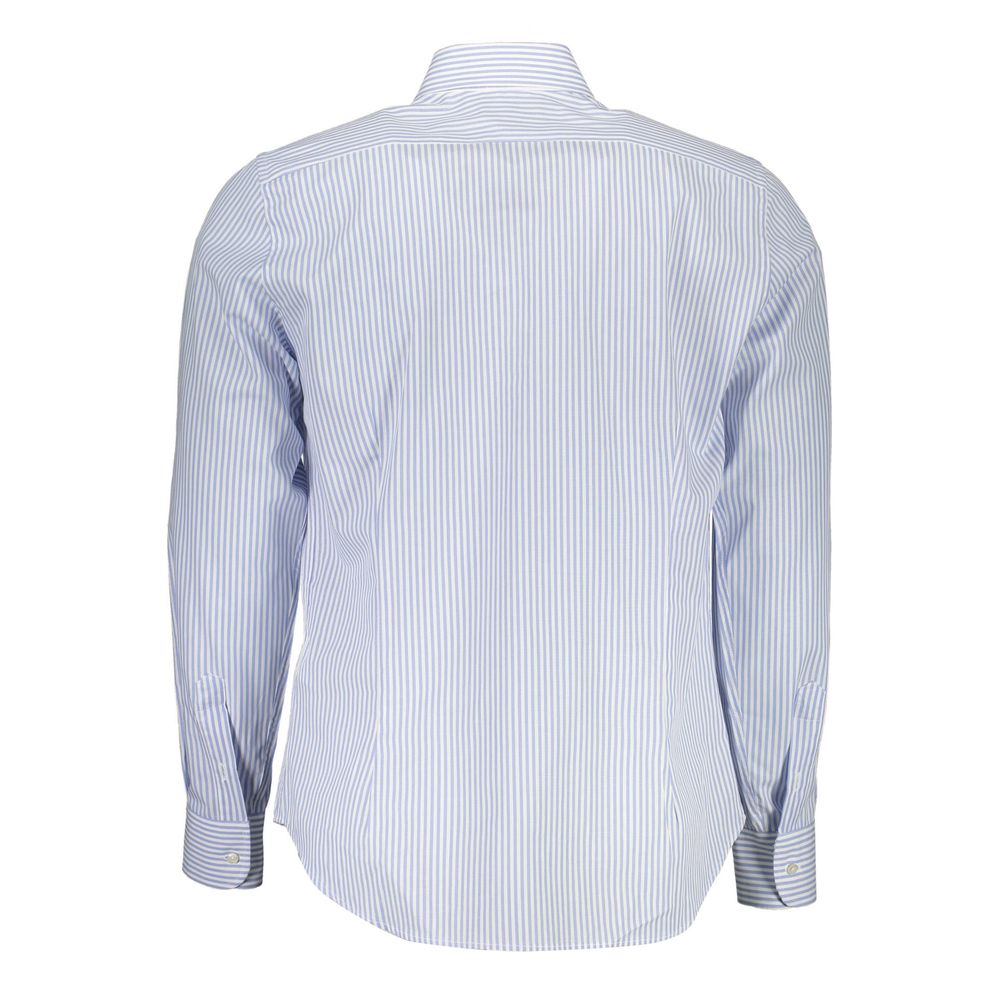 La Martina Blue Cotton Shirt