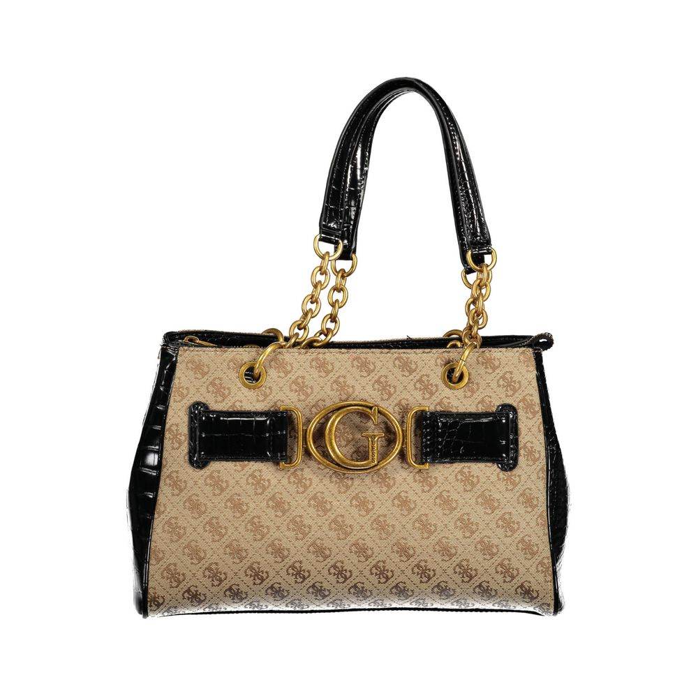 Guess Jeans Black Polyethylene Handbag - Hilstor