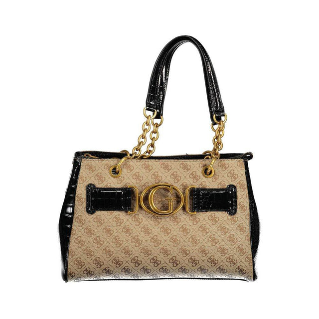 Guess Jeans Black Polyethylene Handbag - Hilstor