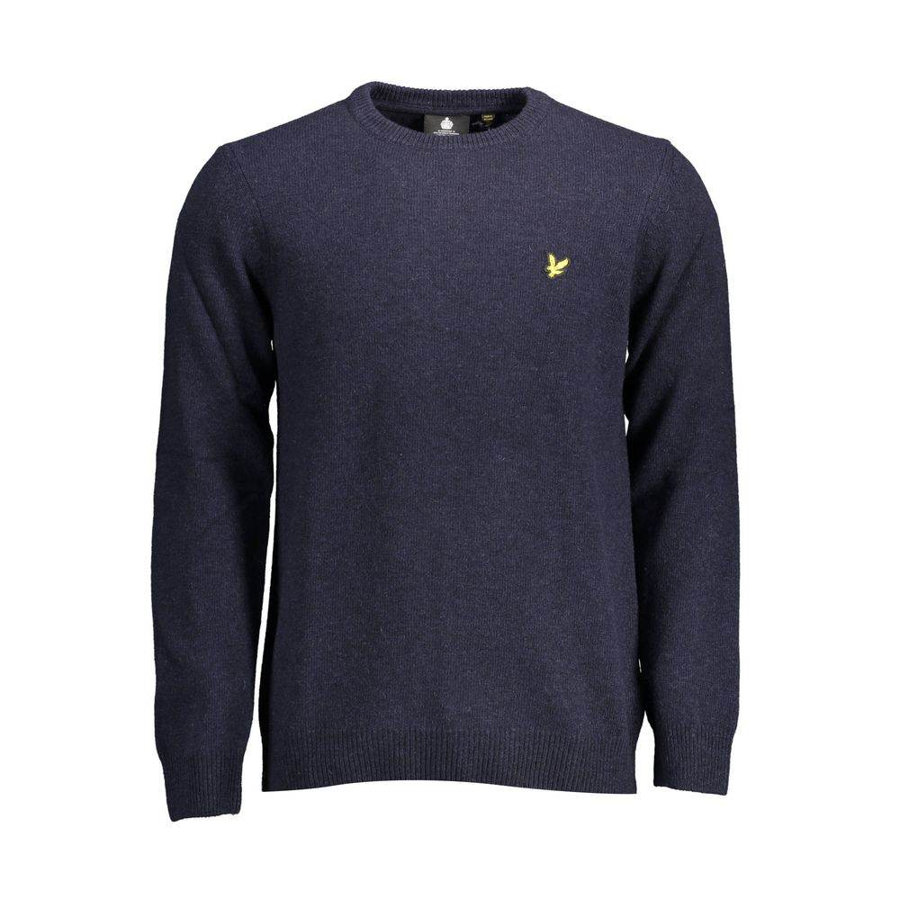 Lyle & Scott Blue Wool Sweater - Hilstor