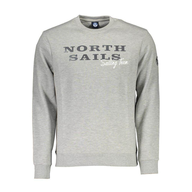 North Sails Gray Cotton Men Sweater - Hilstor
