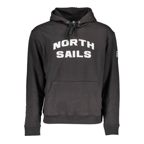 North Sails Black Cotton Men Sweater - Hilstor