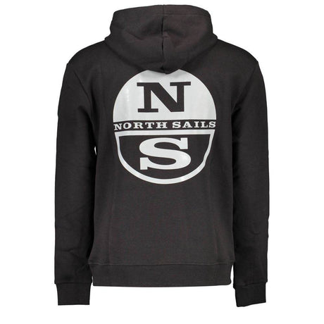 North Sails Black Cotton Men Sweater - Hilstor
