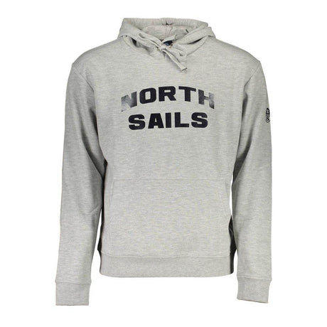 North Sails Gray Cotton Men Sweater - Hilstor