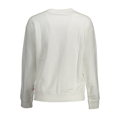 Levi's White Cotton Sweater