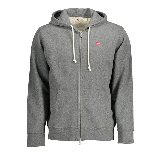 Levi's Gray Cotton Men Sweater - Hilstor