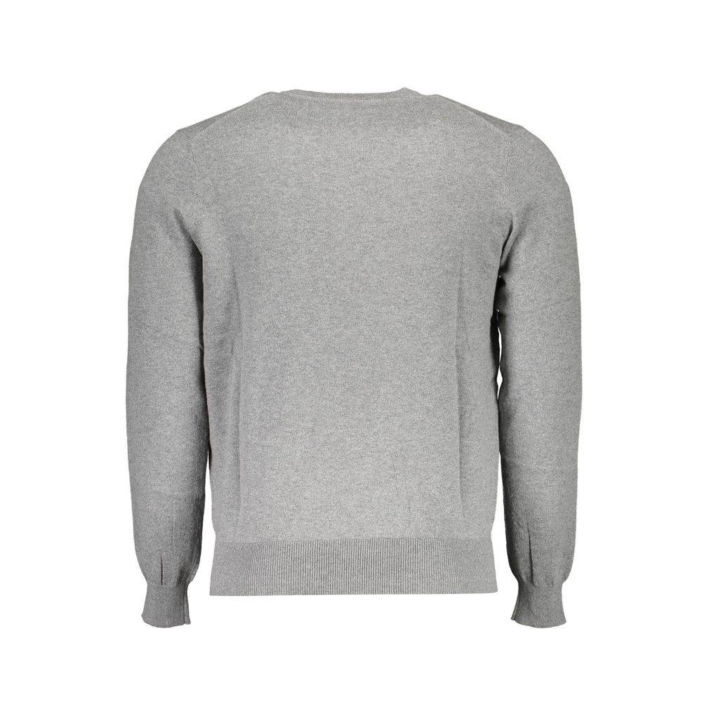 North Sails Gray Cotton Sweater - Hilstor