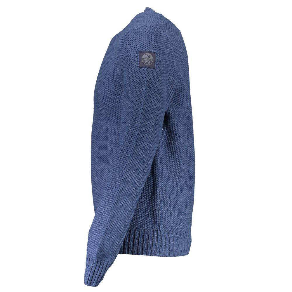 North Sails Blue Cotton Sweater - Hilstor