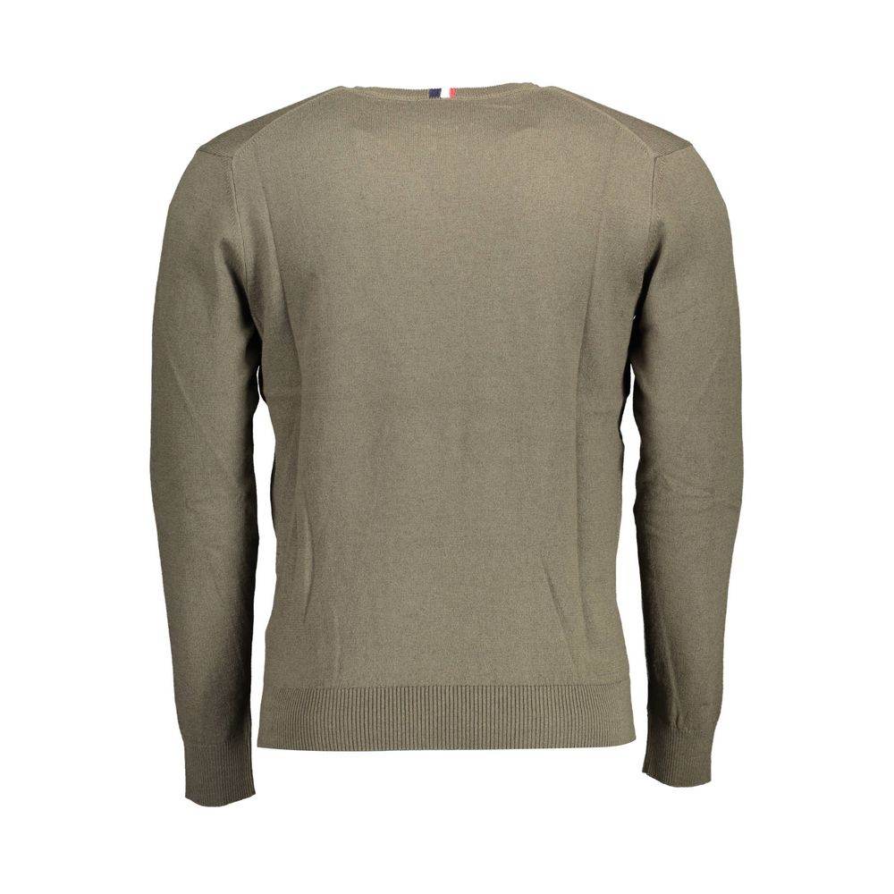 U.S. POLO ASSN. Green Cotton Sweater - Hilstor