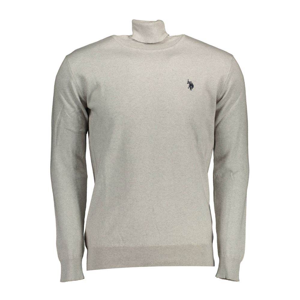 U.S. POLO ASSN. Gray Cotton Sweater - Hilstor