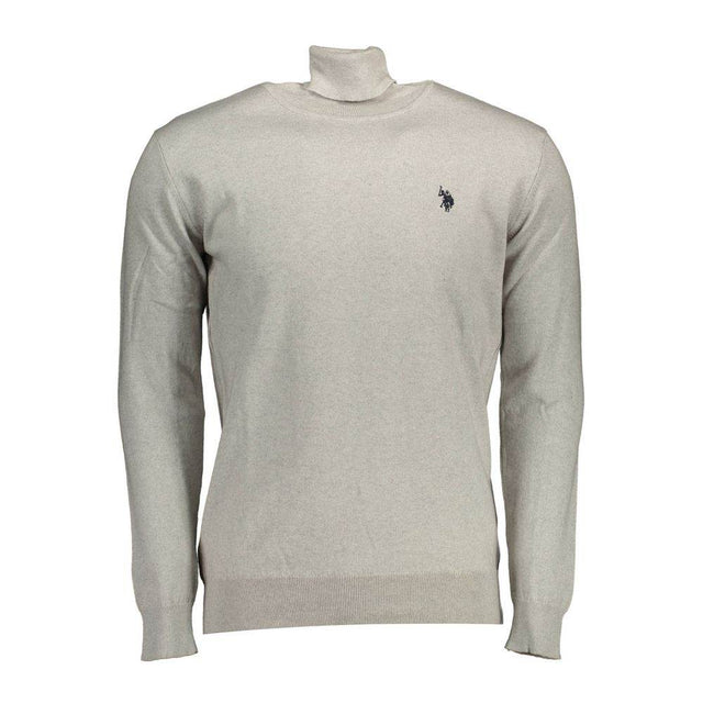 U.S. POLO ASSN. Gray Cotton Sweater - Hilstor
