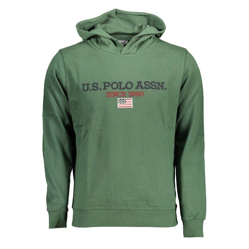 U.S. POLO ASSN. Green Cotton Sweatshirt - Hilstor
