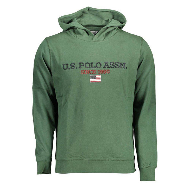 U.S. POLO ASSN. Green Cotton Sweatshirt - Hilstor