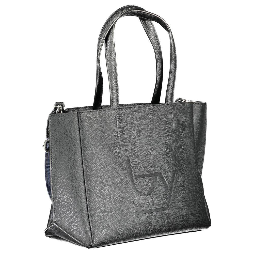BYBLOS Black Polyethylene Handbag - Hilstor