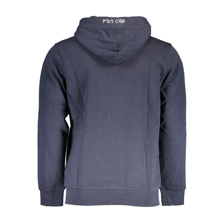 La Martina Blue Cotton Sweater