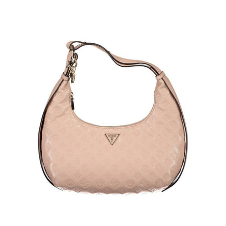 Guess Jeans Pink Polyethylene Handbag - Hilstor