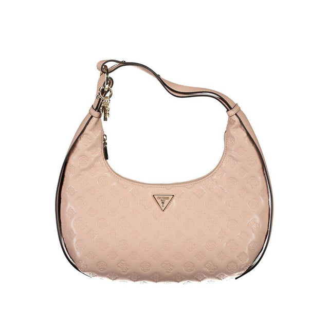 Guess Jeans Pink Polyethylene Handbag - Hilstor