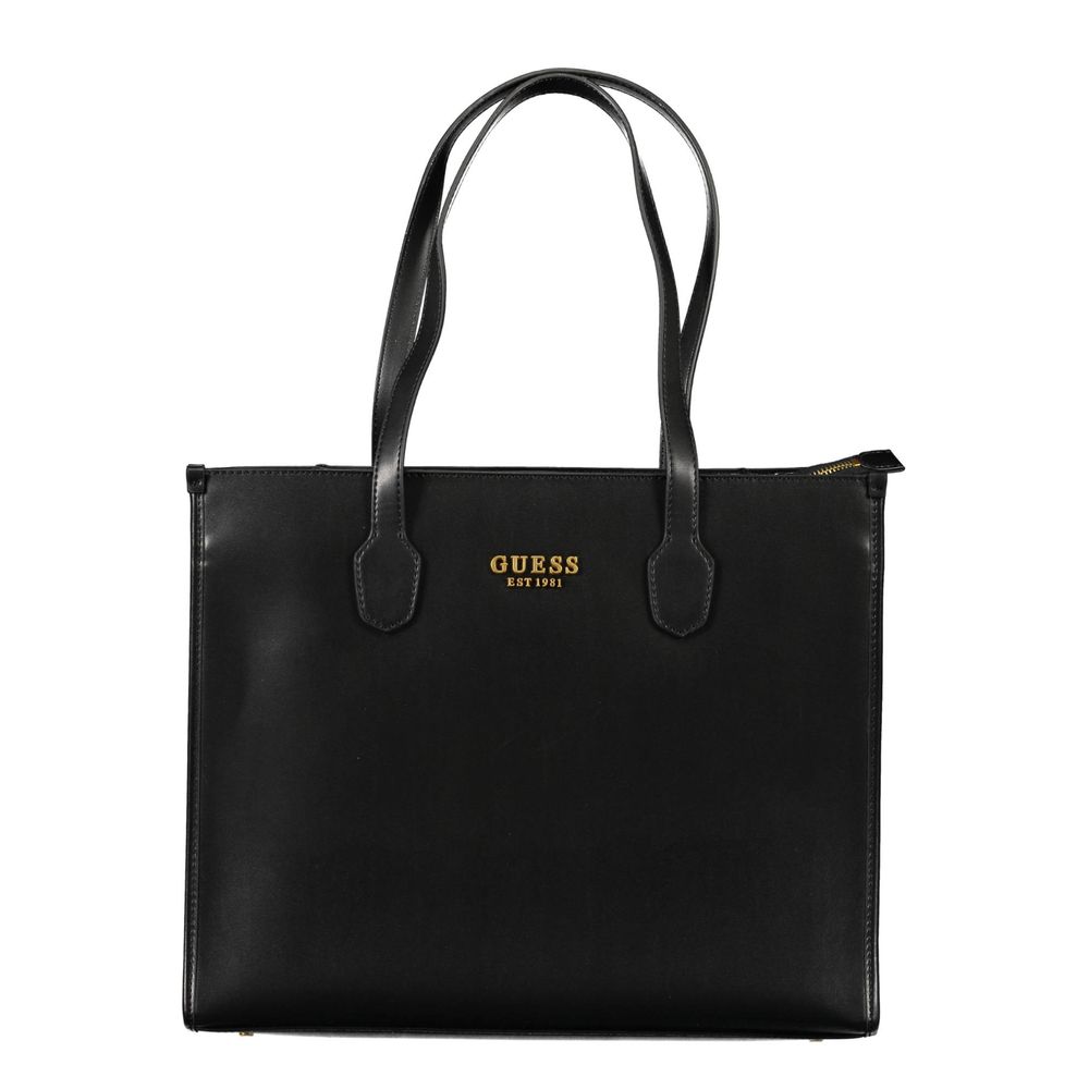 Guess Jeans Black Polyethylene Handbag