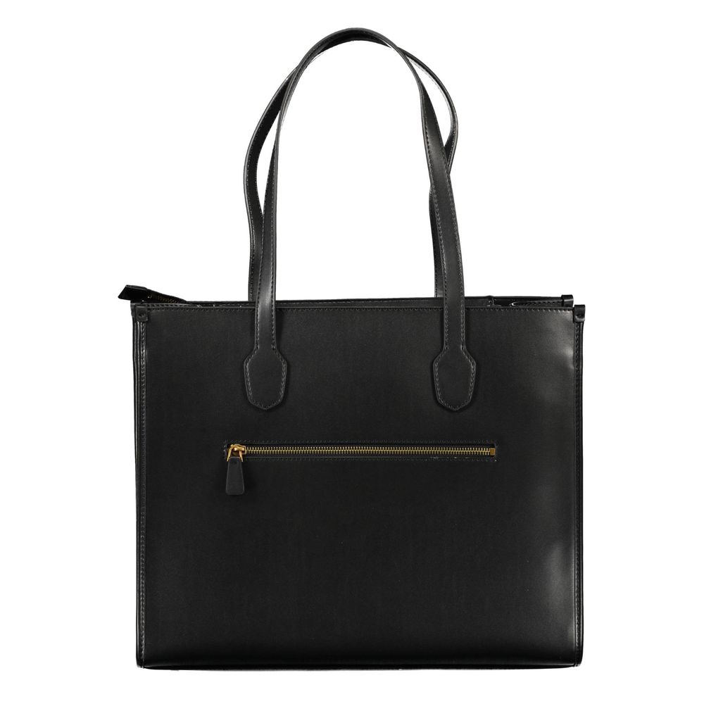 Guess Jeans Black Polyethylene Handbag