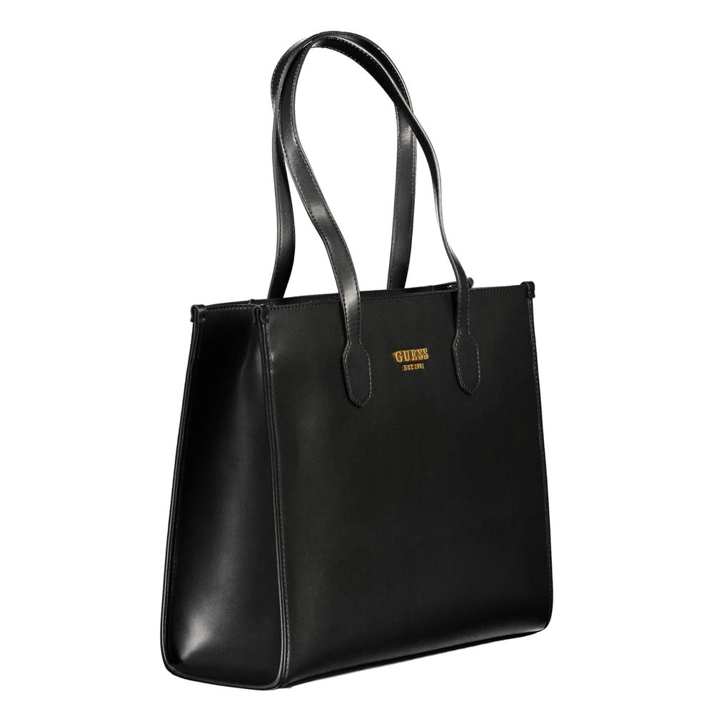 Guess Jeans Black Polyethylene Handbag