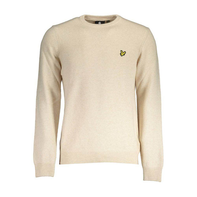 Lyle & Scott Beige Wool Sweater - Hilstor