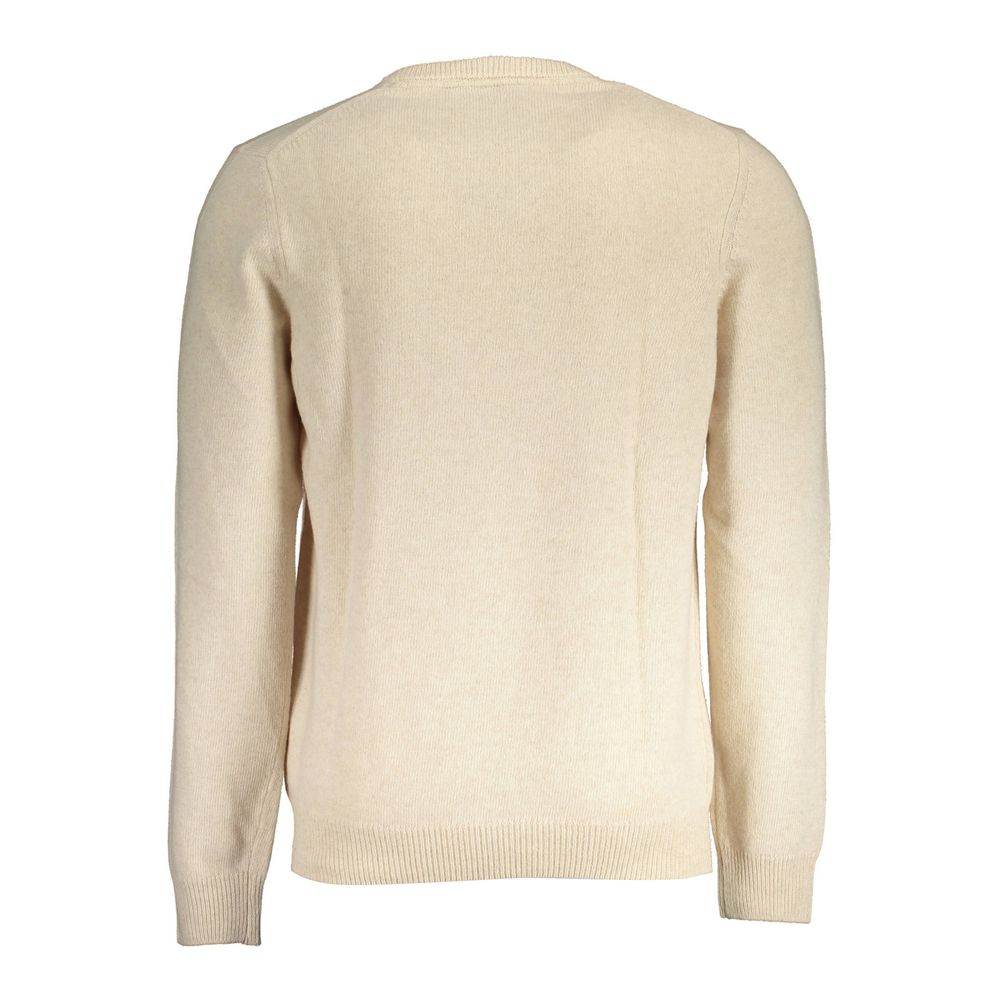 Lyle & Scott Beige Wool Sweater - Hilstor