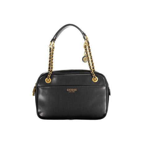 Guess Jeans Black Polyethylene Handbag - Hilstor